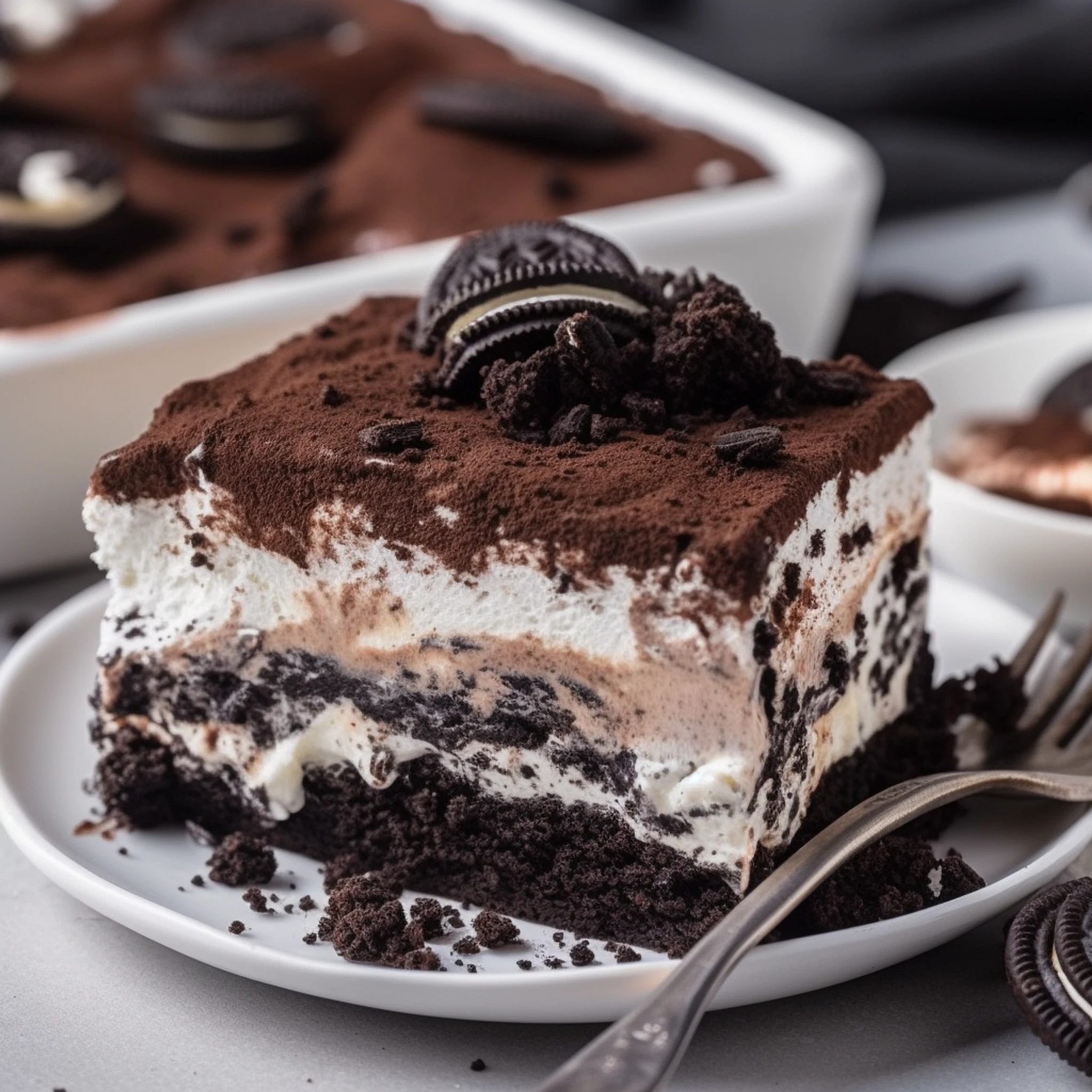 Layer Oreo Lasagna: Easy No-Bake Dessert Recipe - Recipe Image