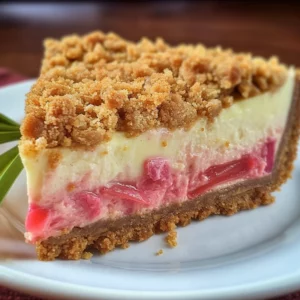 Easy 30-Minute Rhubarb Cheesecake Recipe You’ll Love - Recipe Image