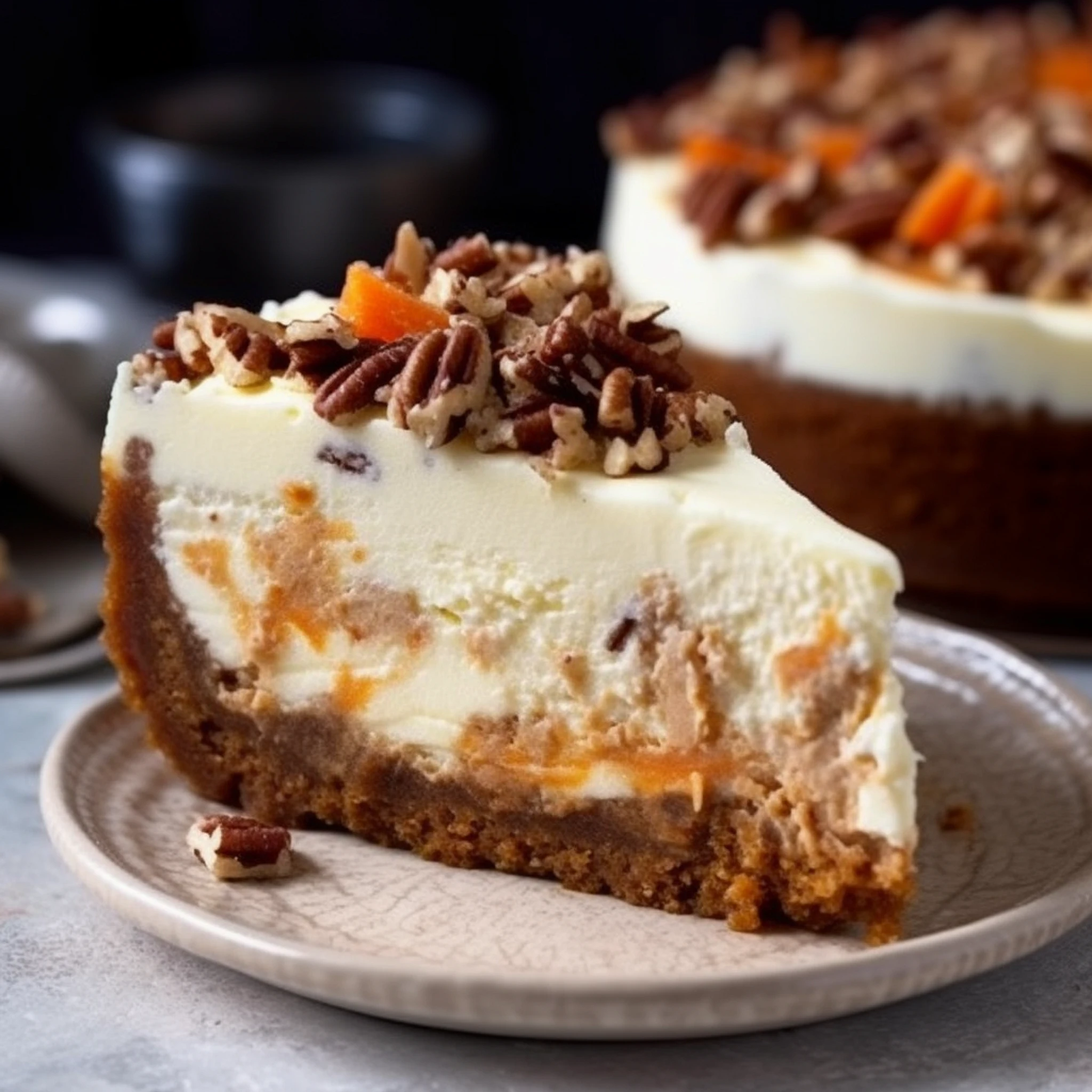 Ingredient Carrot Cake Cheesecake: Easy Dessert Recipe - Recipe Image