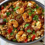 Easy Shrimp Dirty Rice Skillet Recipe for Healthy Meals - Recipe Image