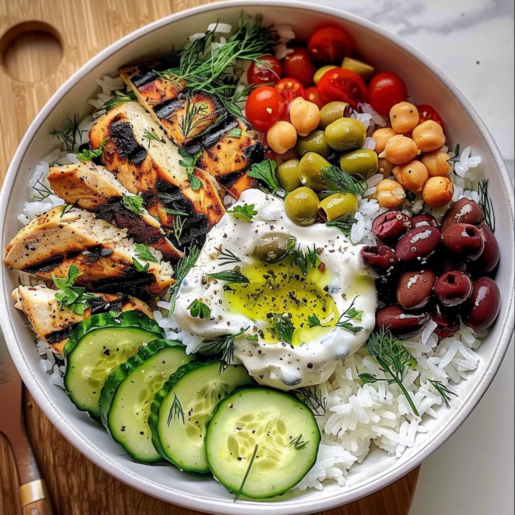 Ultimate Grilled Chicken Rice Bowl: Easy Healthy Recipe - Recipe Image