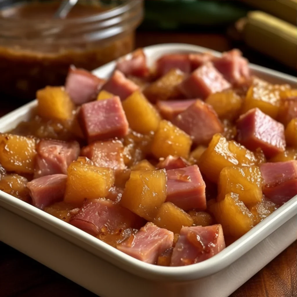 Brown Sugar Pineapple Ham: Easy Healthy Recipe in 1 Hour - Recipe Image