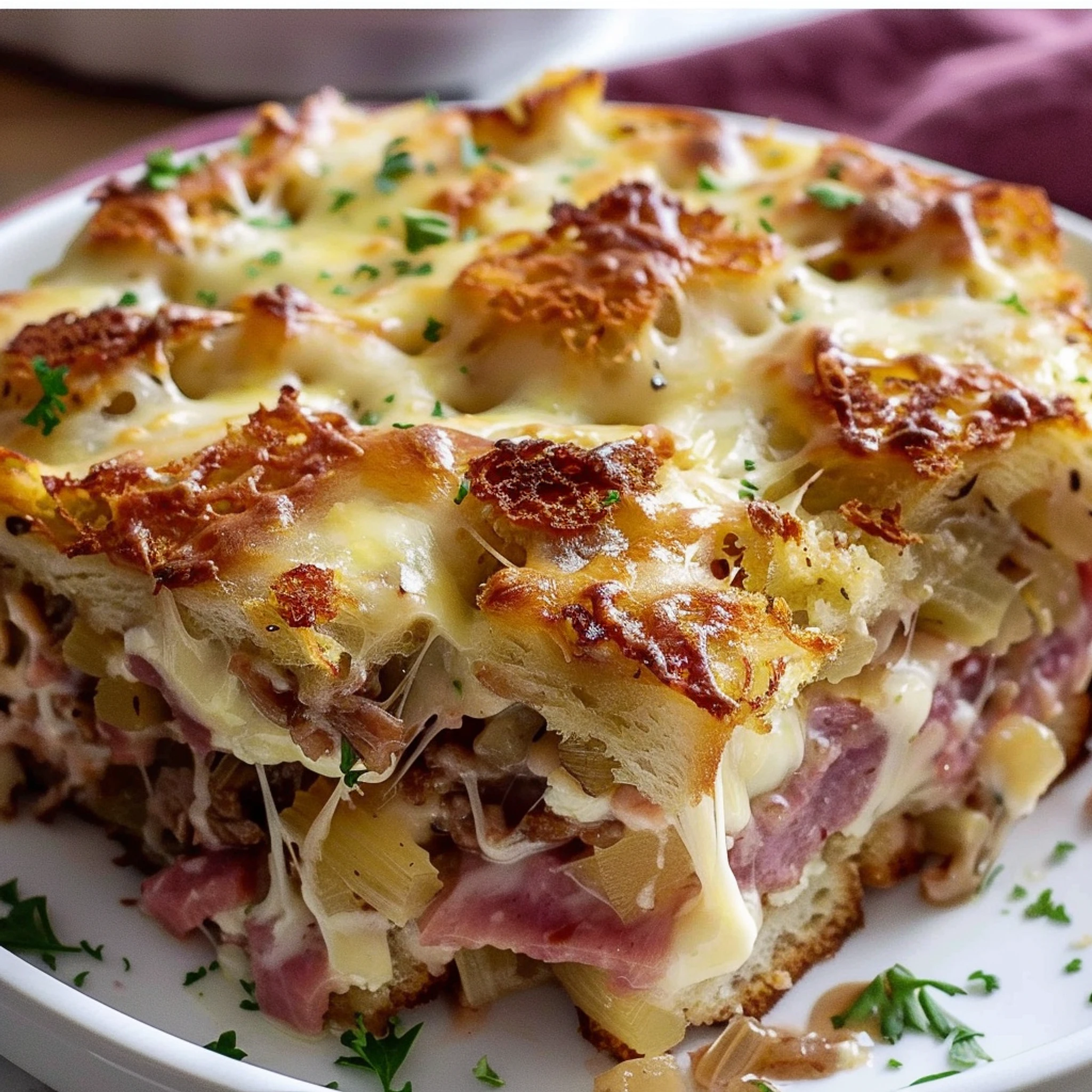 Easy Reuben Casserole Bake in 50 Minutes or Less - Recipe Image