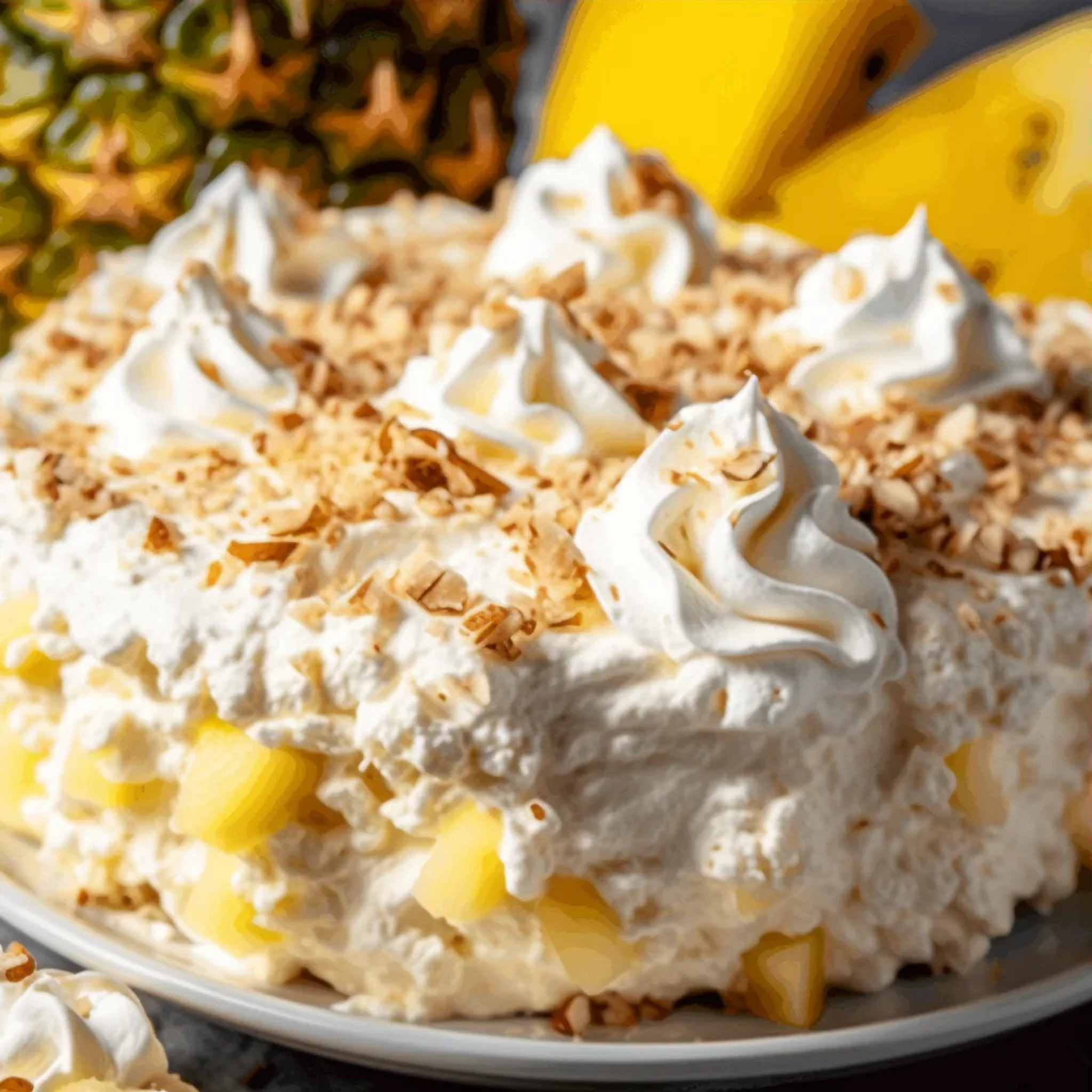 Easy Pineapple Fluff Recipe for Healthy Eating - Recipe Image