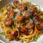 Healthy Honey Garlic Sausage Pasta: Easy Recipe to Try - Recipe Image