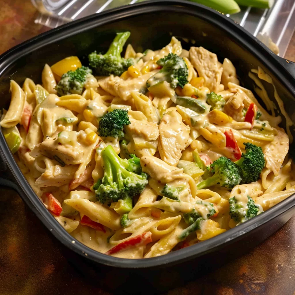 Minute Creamy Chicken & Veggie Pasta Recipe - Recipe Image