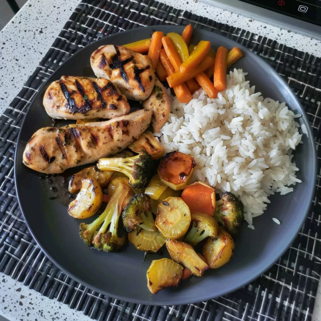 Easy Garlic Butter Chicken Recipe with Veggies - Recipe Image