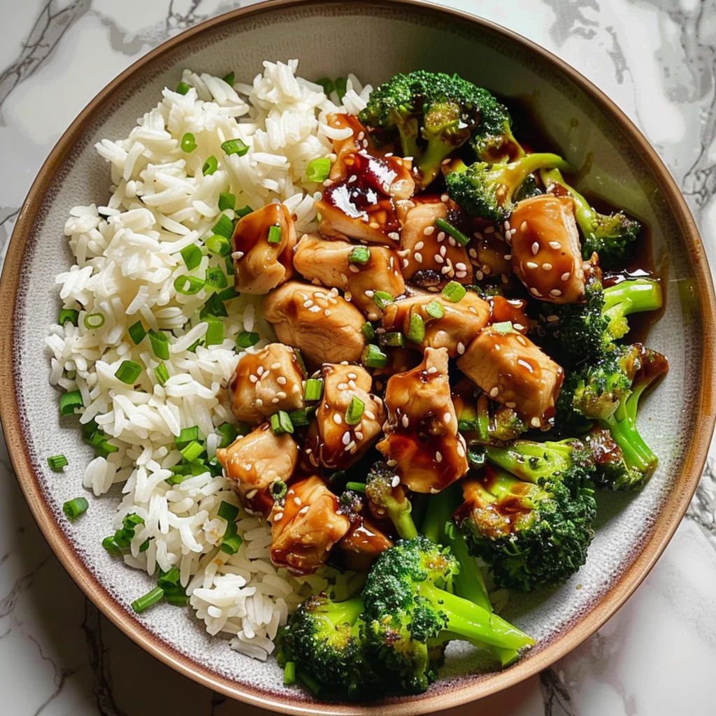 Sticky Garlic Chicken Bowl: Easy Healthy Recipe Guide - Recipe Image