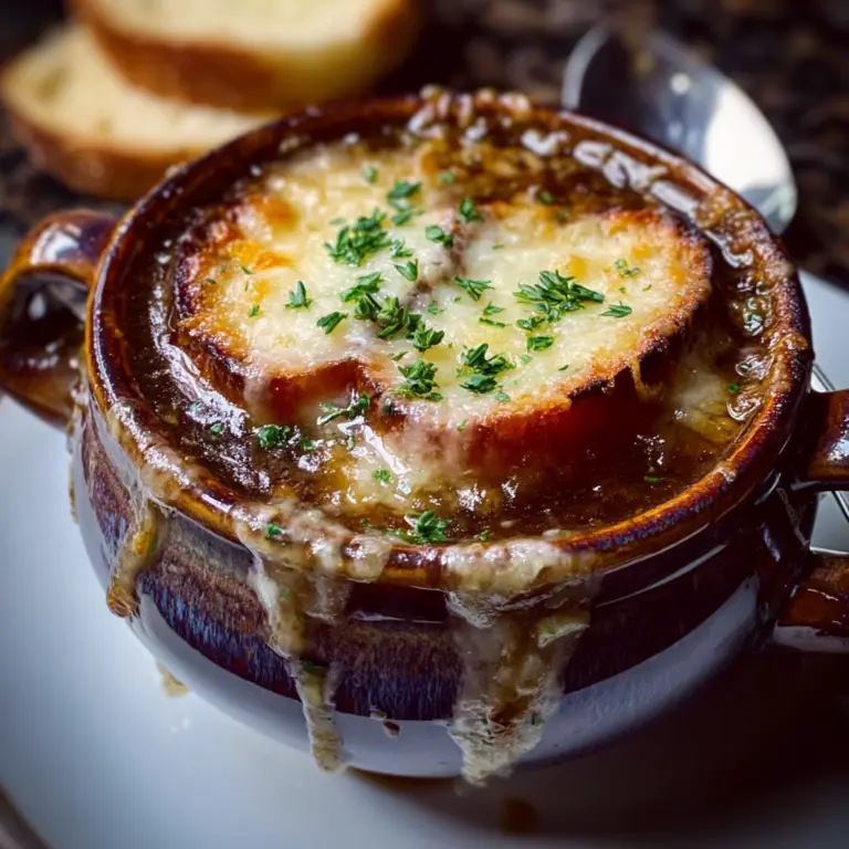 Easy French Onion Soup Recipe with Caramelized Onions and Gruyere - The ...