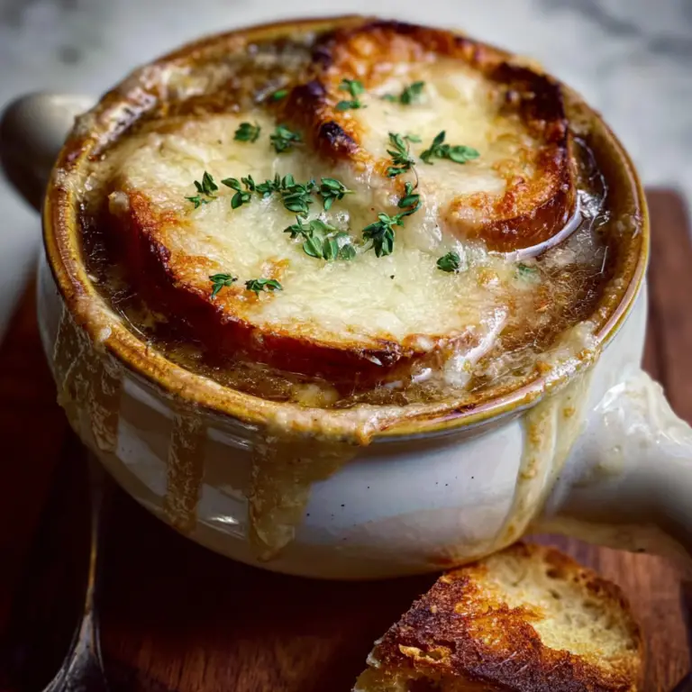 Easy French Onion Soup Recipe with Caramelized Onions and Gruyere - The ...