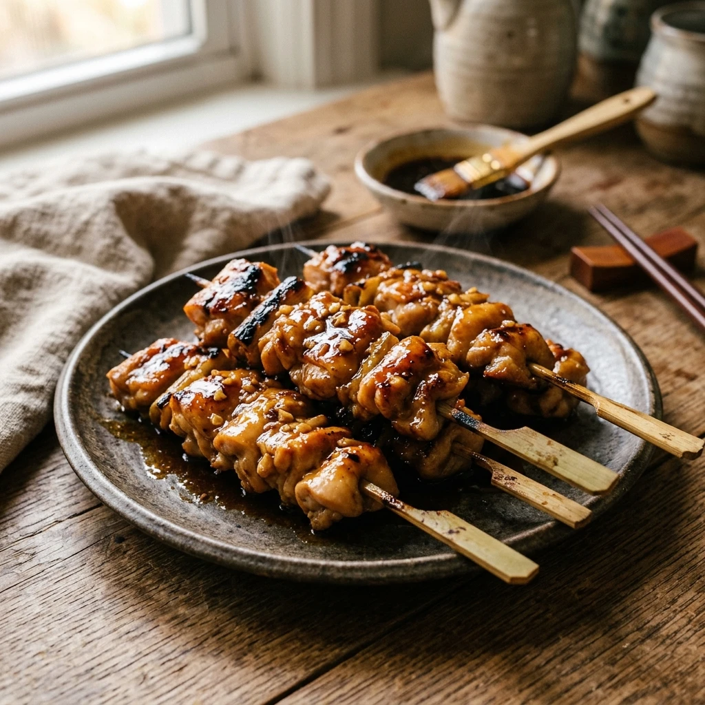Easy Japanese Chicken Yakitori Recipe You’ll Crave 🍢 - Recipe Image
