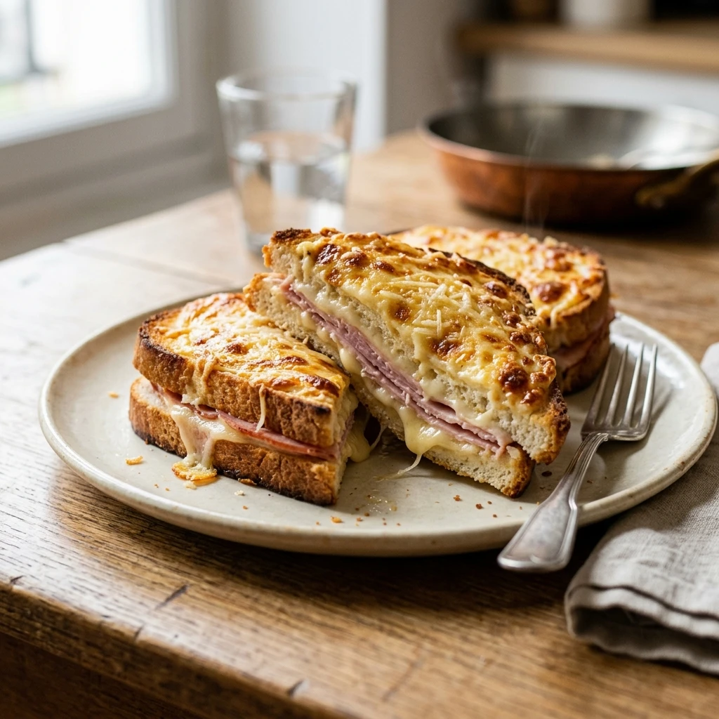 Easy Croque Monsieur Recipe for the Ultimate French Comfort Food - Recipe Image
