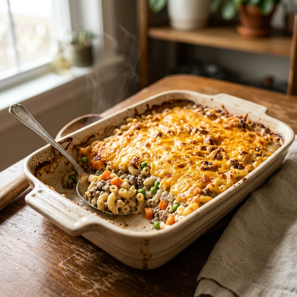 Poor Man’s Husband Casserole 🥘 Easy Budget-Friendly Dinner - Recipe Image